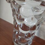 Vase en cristal transparent Pierre D'Avesn , Art Deco