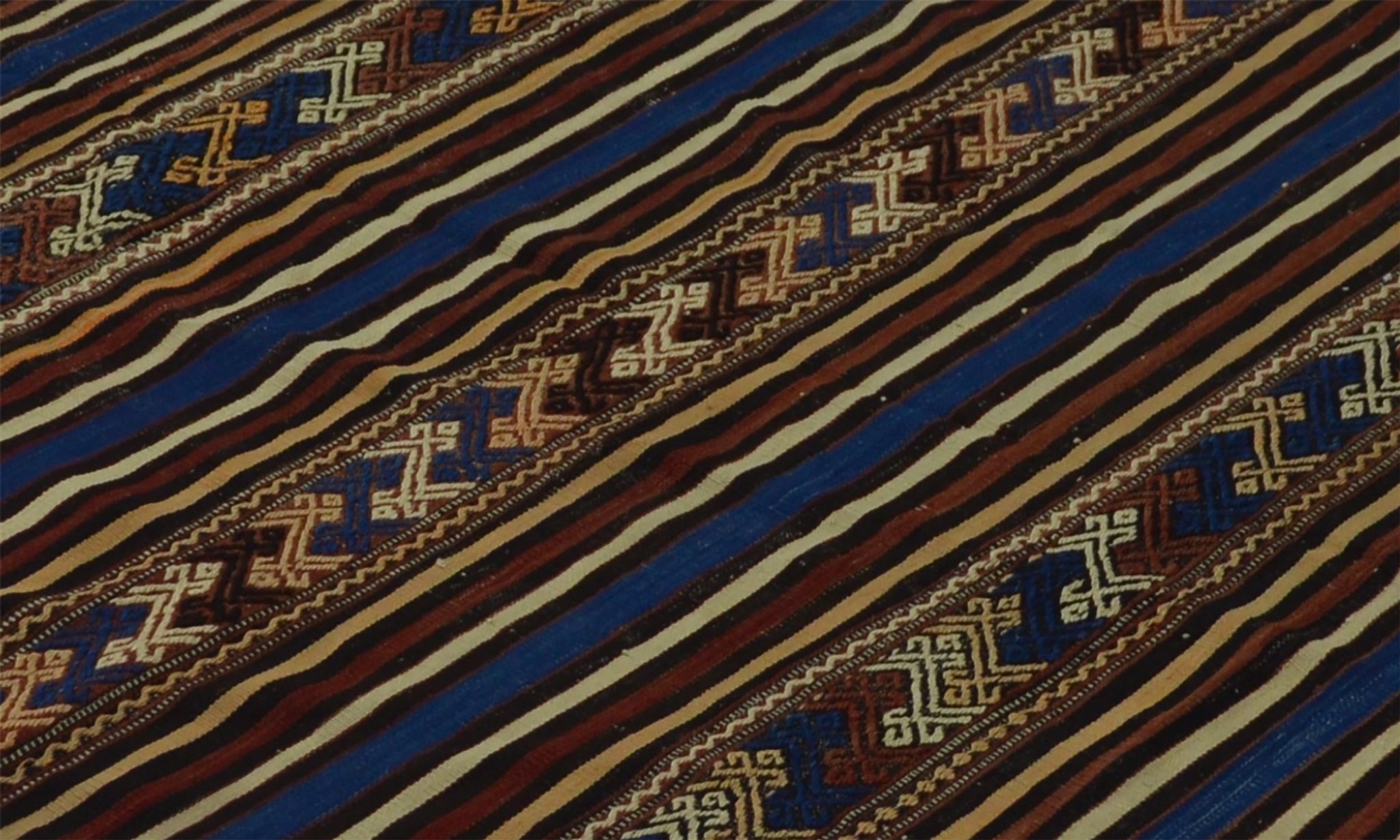 Anatolian handmade kilim rug 186 cm x 144 cm