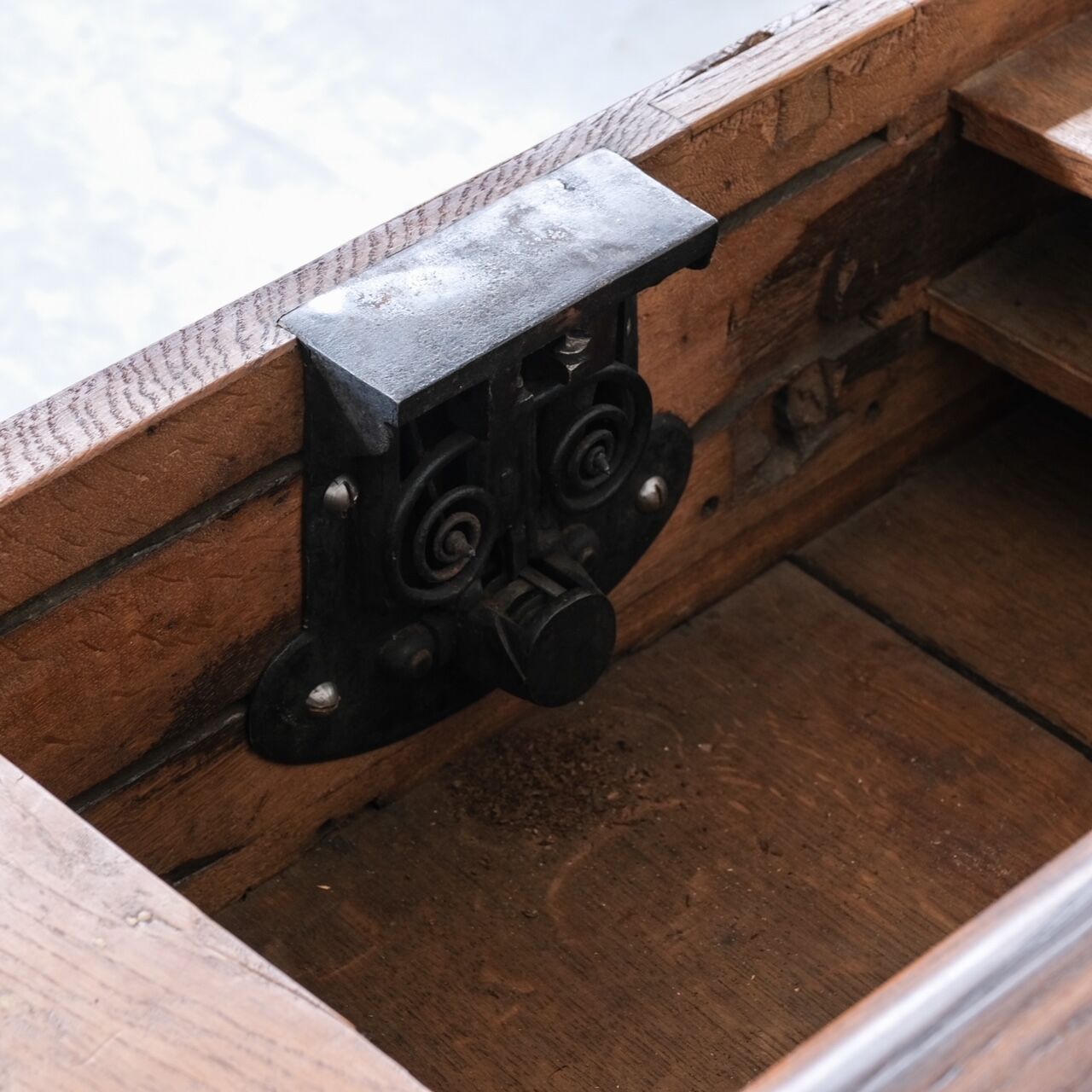 Antique Italian Money-Changers Desk with Hidden Storage