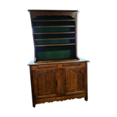 Buffet vaisselier en chêne