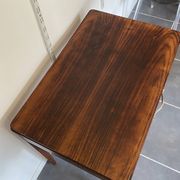 Table d’appoint, bureau 1 tiroir en placage de palissandre, 1950