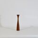 Scandinavian candle holder diabolo teak 1960