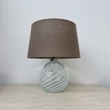 Mid-century design Holmegaard Swirl lamp , 1970s Denmark