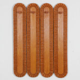 Rattan coat rack edited by Uluv in the 1960s
