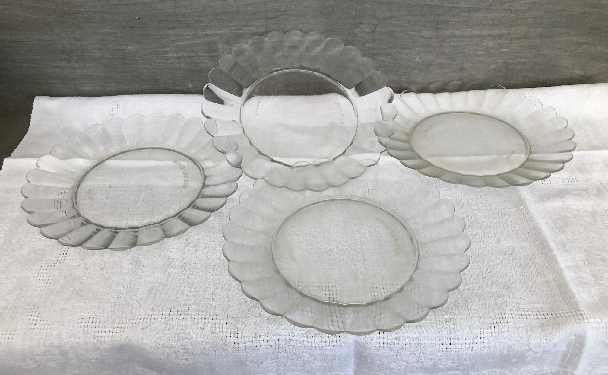 4 dessert plates Lesieur