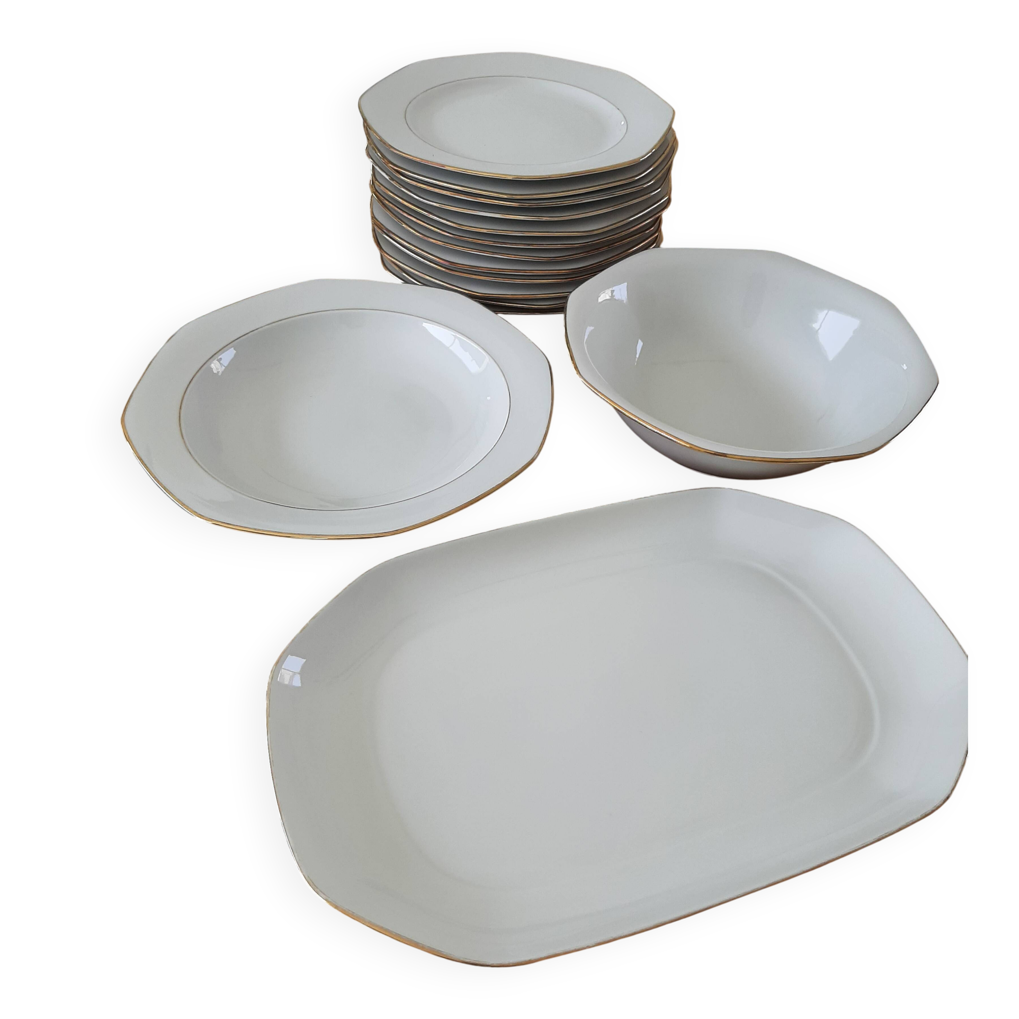 Assorted plates and dishes