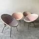 Vintage Mid-Century woven Sputnik  bucket chair