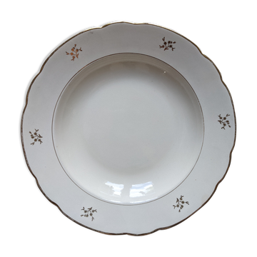 Old vintage Villeroy dish and boch porcelain iron earth