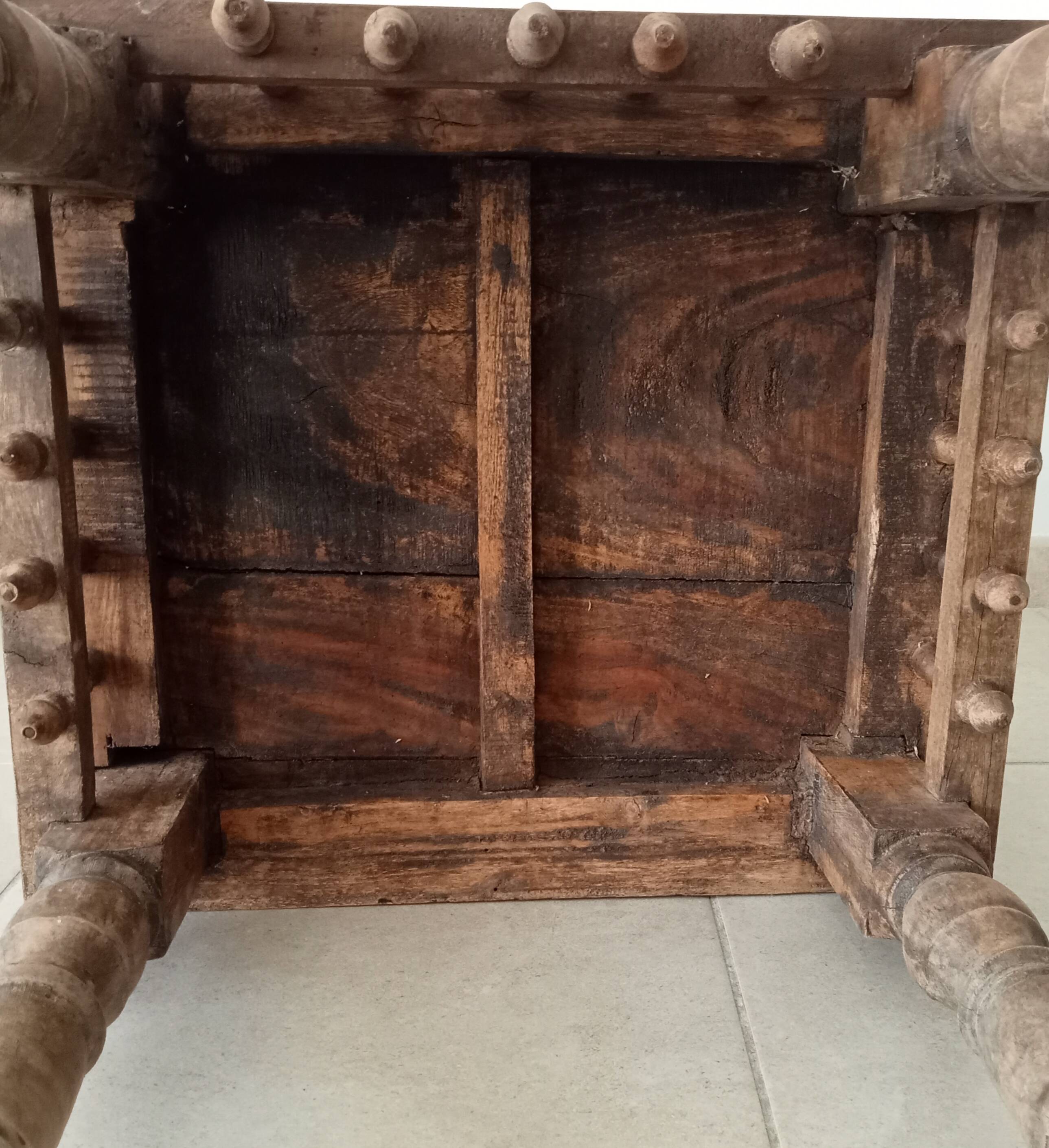 Fauteuil ancien Pidha Num2 Radjastan XIXeme en Palissandre massif