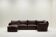 Large leather modular sofa, 1970s Germany