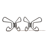 Set of 2 hooks