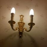 Brass wall lamp