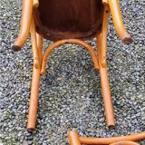 Set of 6 old bistro chairs
