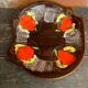 Old Plate VERCOR Polychrome Art Ceramic 1960s Vintage #D857