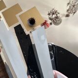 Hand-painted Art Deco beveled mirror - 1930