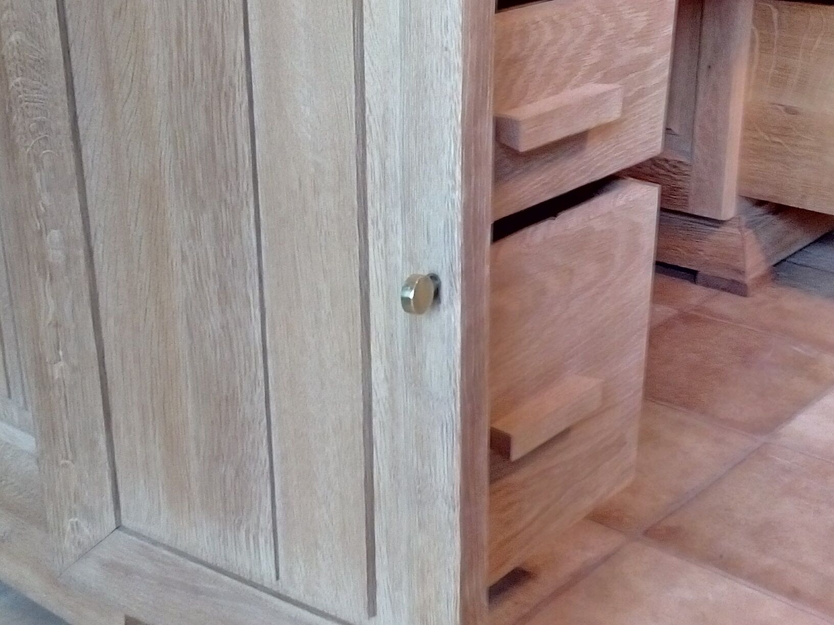 Desk oak art deco 1940