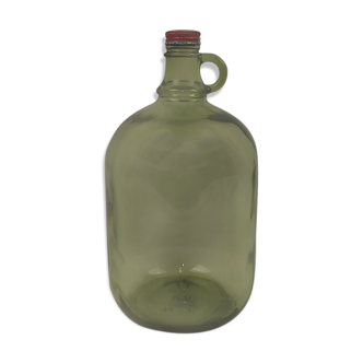 4 litre glass green bottle