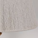 Lampe en bois tourné