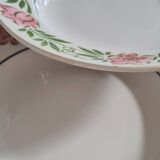 Set of 8 vintage earthenware plates