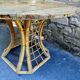 Table pieds bambou