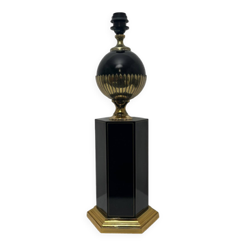 Large vintage Edson Dauphin table lamp