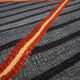 Modern geometric blue kilim rug handwoven flatwoven wool area rug- 122x183cm