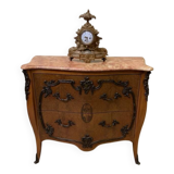 Antique - Vertiko, chest of drawers, inlays - Art Nouveau