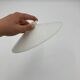 Small white opaline 20 cm