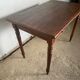Office 2 drawers in solid wood turned legs year 1900