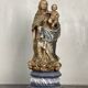 Virgin and Child in alabaster, significant trace of polychromy, Flanders 16th century.