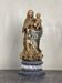 Virgin and Child in alabaster, significant trace of polychromy, Flanders 16th century.