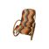 Vintage Rattan Rocking Chair With Cushion, 1960s