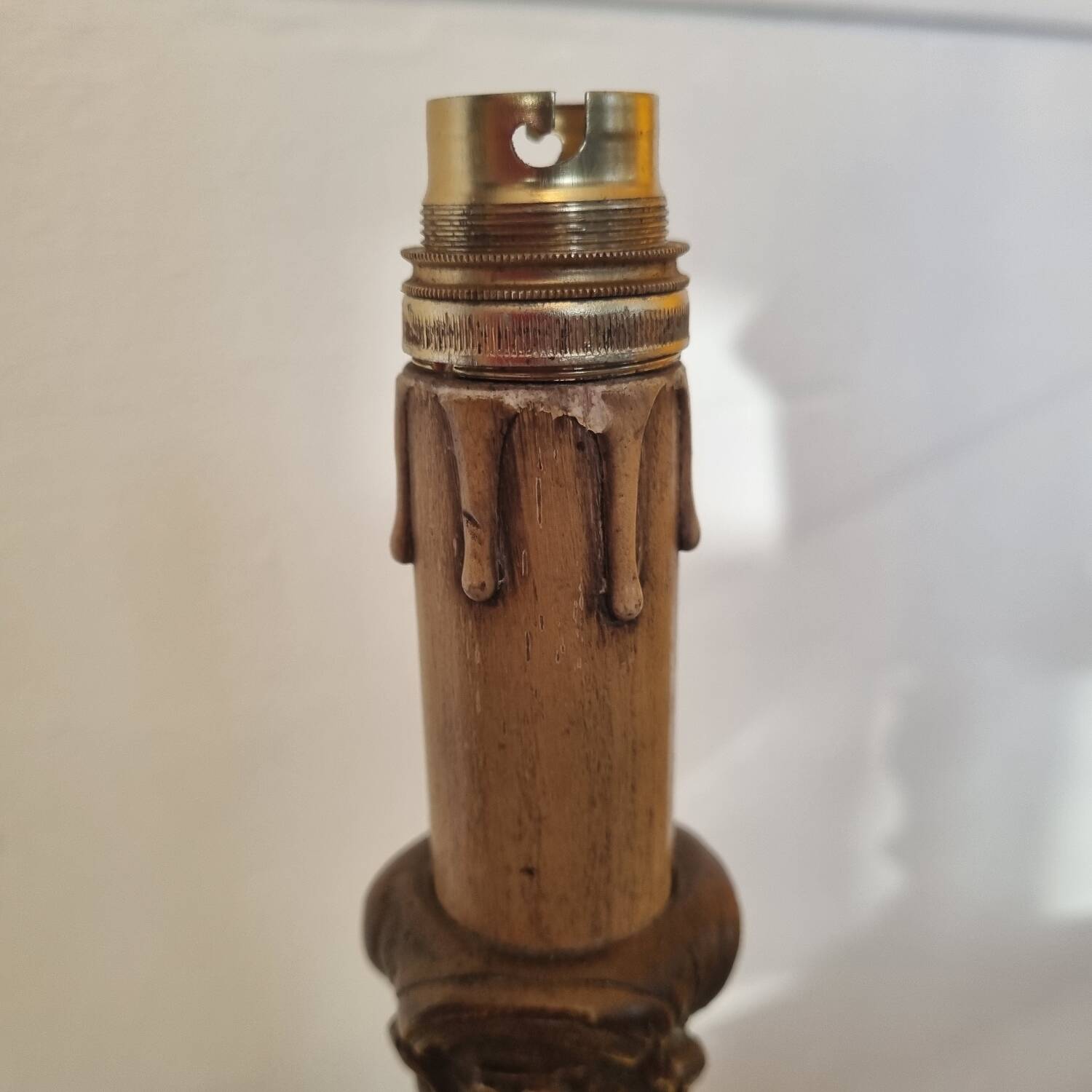 Bronze lamp from the mid-20th century.