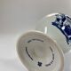 Apothecary pot, pouring model, Delft earthenware pharmacy hand-painted blue décor