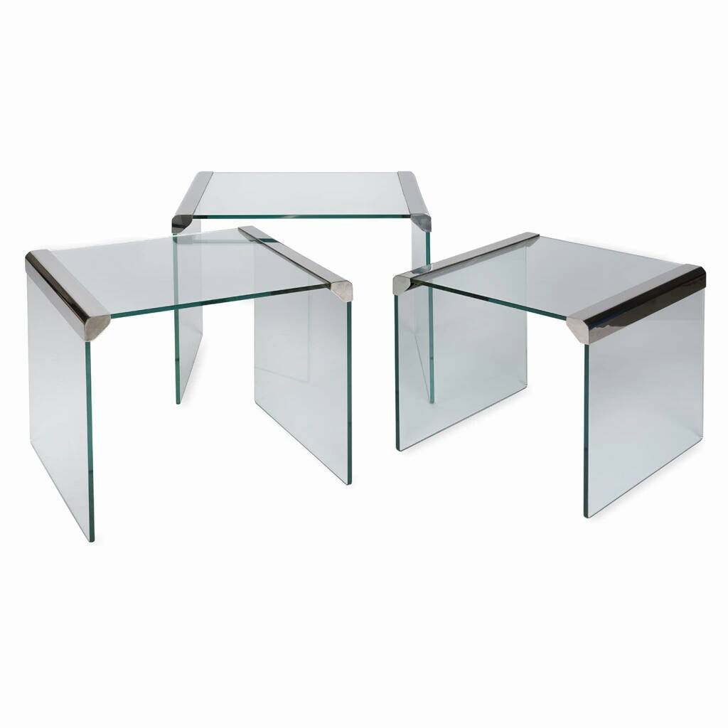 A set of three nesting tables called T35, by Pierangelo Gallotti