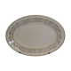 Grand Plat Oval Ancient Digoin Sarreguemines - True Opaque - Golden Contour
