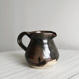 Small pitcher in glazed ceramic stoneware