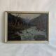 Landscape oil painting, 1920