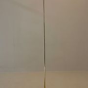 Italian tall all brass torchiere floor lamp, marked