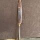 Paper cutter, letter opener in English silver metal Louis XV style