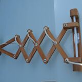 Applique murale extensible ikea/lampe en bois modèle sax 1985-90