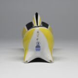 Vintage Vase • B&W “Wasp” Series • János Török • Zsolnay • 1950
