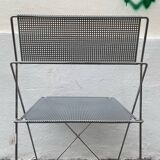 4 chairs X-line series by Niels Jorgen Haugesen for Magis, ITALY 1977