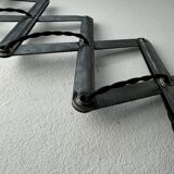 Old industrial Bauhaus accordion wall lamp