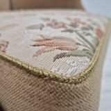 1960s, Danish lounge chair, green furniture velour, original condition.