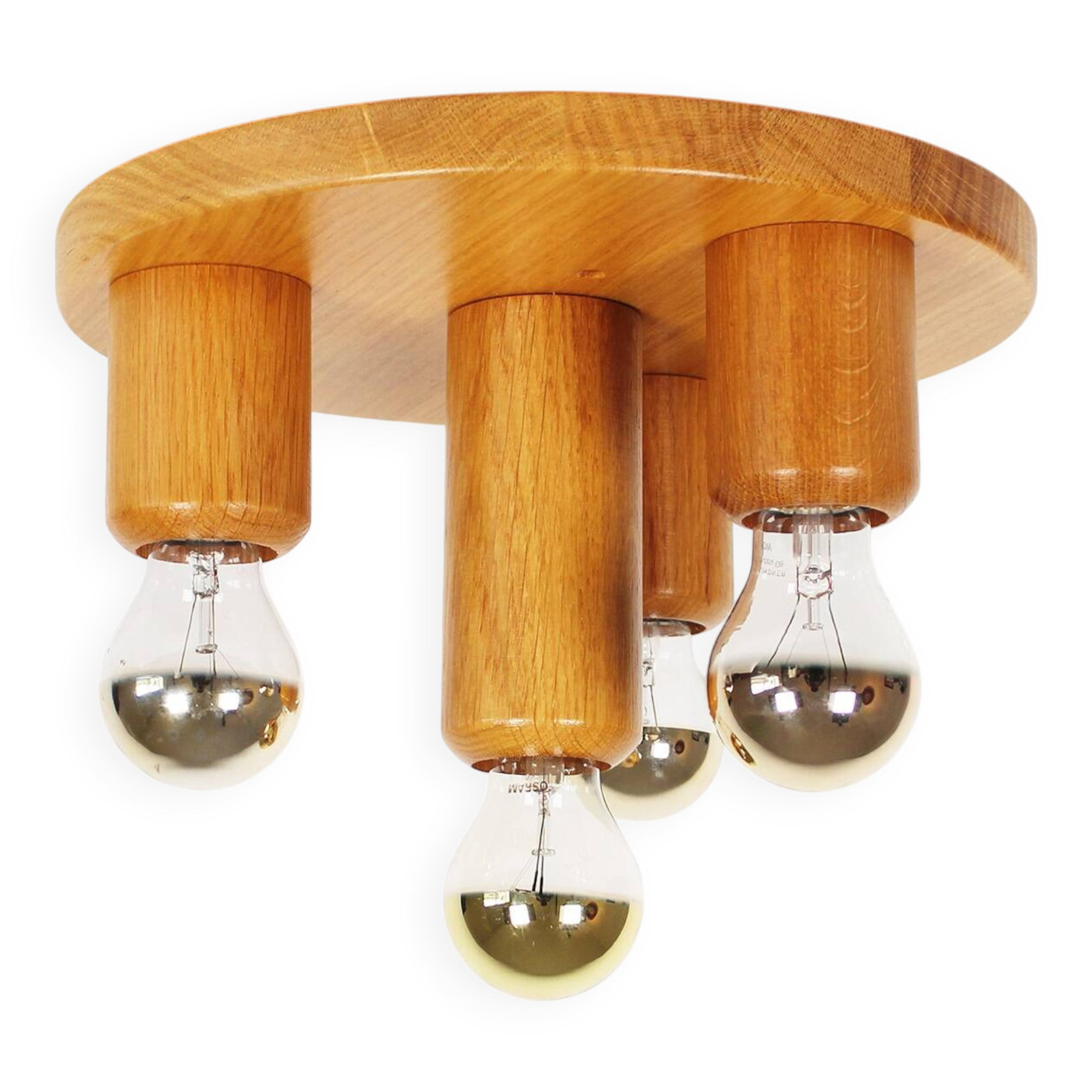 Vintage 1970's old stock 'Japandi' style ceiling light