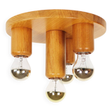 Vintage 1970's old stock 'Japandi' style ceiling light