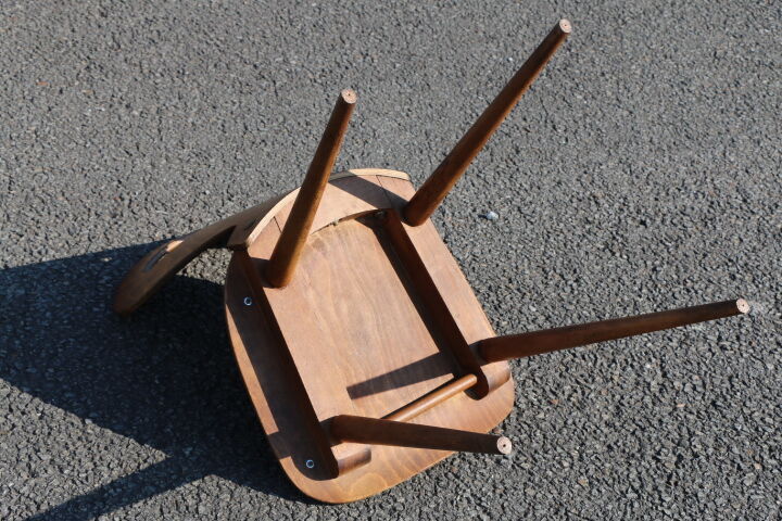 4 chairs Baumann v2 red skai