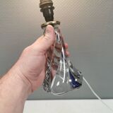 Crystal table lamp from Vannes-le-Châtel, France, 1960s.