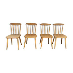 Série de 4 chaises bistrot/bohème